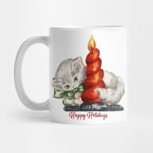 CHRISTMAS CAT HOLIDAY CAT Mug